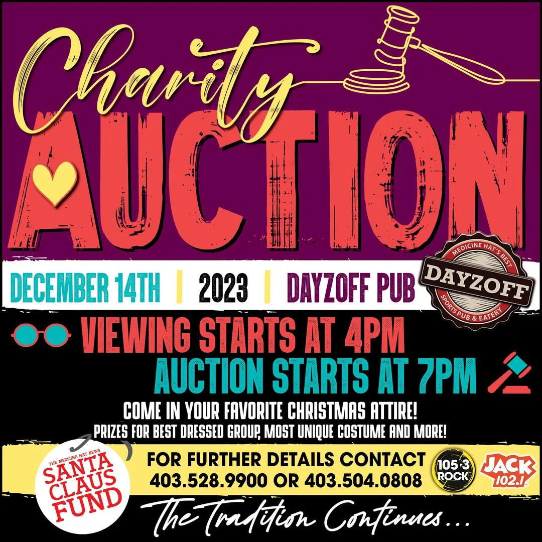 Charity Auction event poster