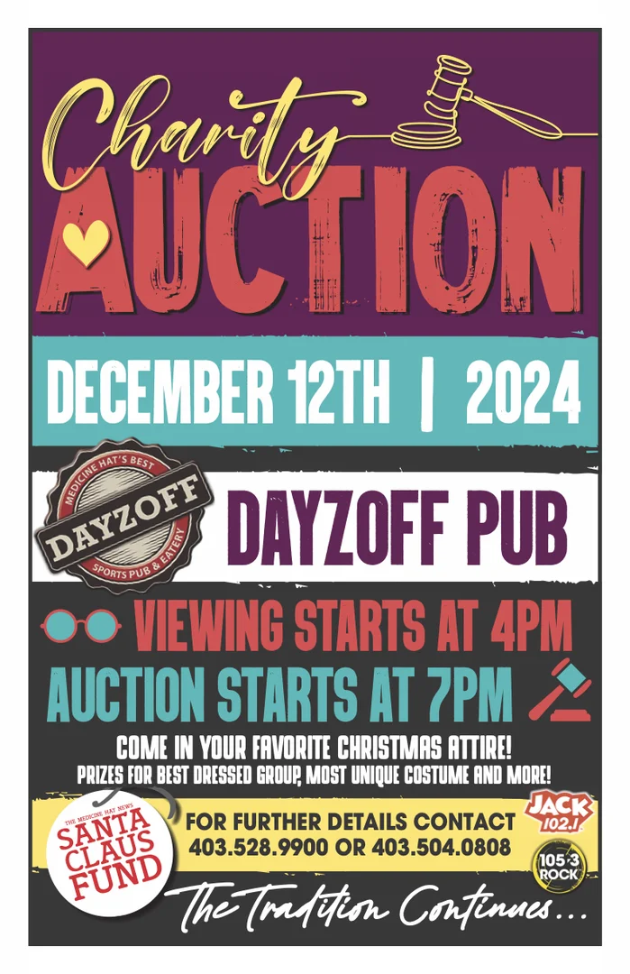 Charity Auction event poster