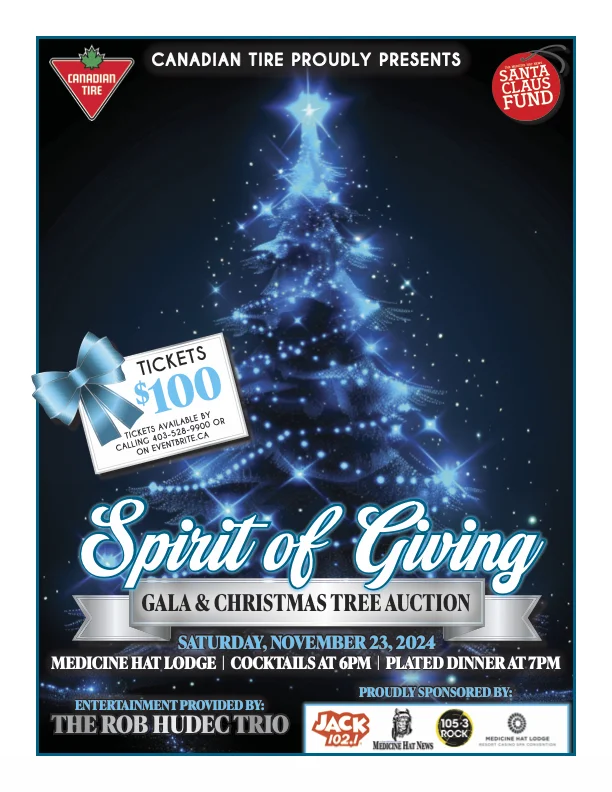 Spirit of Giving Gala event poster